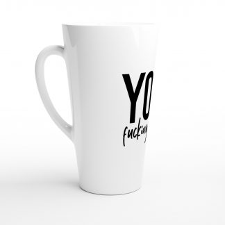 White Latte 17oz Ceramic Mug
