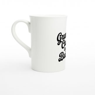 White 10oz Porcelain Slim Mug