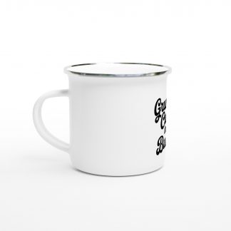White 12oz Enamel Mug