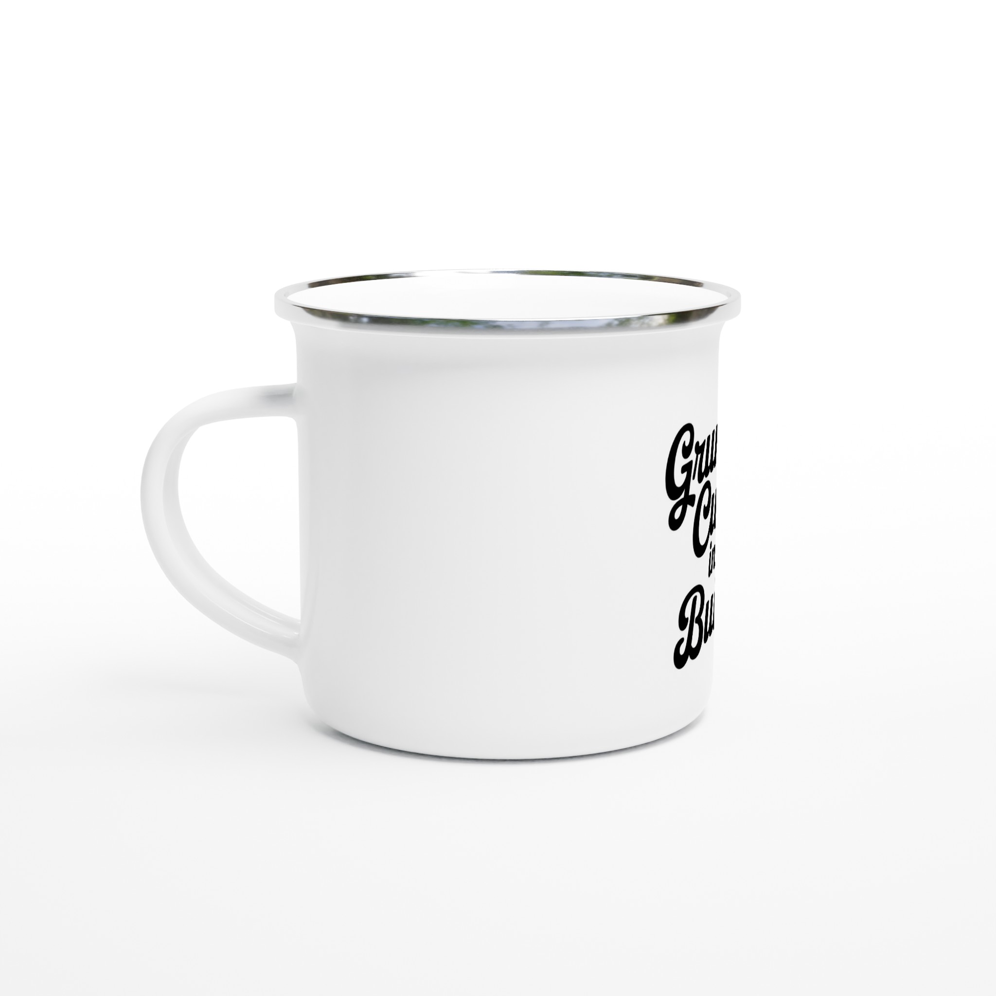 White 12oz Enamel Mug