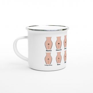 White 12oz Enamel Mug