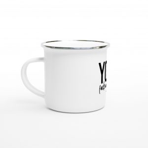 White 12oz Enamel Mug