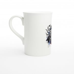 White 10oz Porcelain Slim Mug