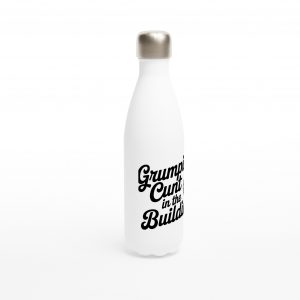Grumpiest cunt 17oz Stainless Steel Water Bottle